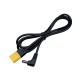 RJXHOBBY 1pcs 90° DC5.5*2.1 Male to XT60 Male  DC5521 Rubber Power Cable