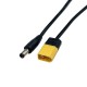 RJXHOBBY 1pcs DC5.5*2.1 Male to XT60 Male  DC5521 Rubber Power Cable