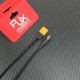 RJXHOBBY 1pcs DC5.5*2.1 Male to XT60 Male  DC5521 Rubber Power Cable