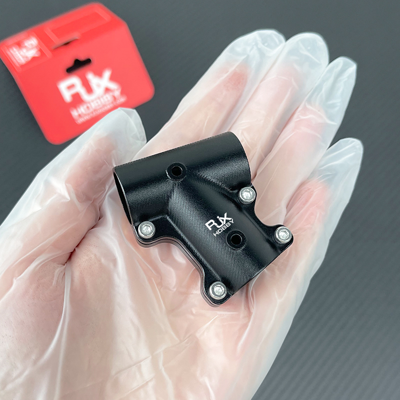 RJX 1pcs Alum 70° 18mm to 18mm Tee Joint Landing Gear Connector Adapter for RC Plant UAV Drone