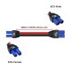 RJX 1pcs EC5 Male to EC5 Female Connector with SecureGrip Cover 10AWG Flexible Silicone Rubber Wire DC Power Cable