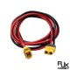 RJXHOBBY 1pcs XT60H Female to XT60E Male 14AWG Silicone Wire Cable