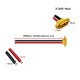 RJXHOBBY 1pcs XT60E Male Connector with 14AWG Silicone Wire Cable for RC Drone