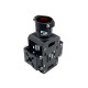RJX 1pcs X8 Upper and lower Aluminum motor base with carbon sheet for 25mm Carbon Tube