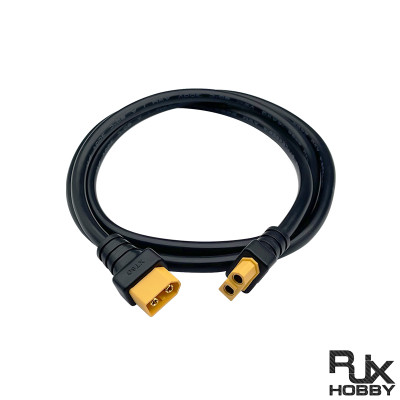 RJX 1pcs 14AWG XT60 Male to Female Extension Cable