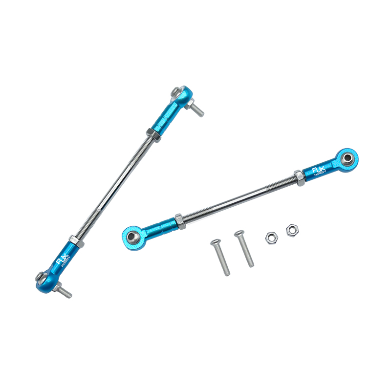 RJX 5pcs M4 Aluminum Positive and Negative Thread Ball Head Tie Rod End Joint 