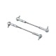 RJX 5pcs M3 Aluminum Positive and Negative Thread Ball Head Tie Rod End Joint 