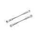 RJX 5pcs M3 Aluminum Positive and Negative Thread Ball Head Tie Rod End Joint 