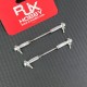 RJX 5pcs M3 Aluminum Positive and Negative Thread Ball Head Tie Rod End Joint 