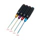 RJX 4Pcs HSS Titanized Hex Screwdriver 1.5 2.0 2.5 3.0mm High-Strength Insulated Anti-Slip Rubber Handle