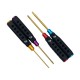 RJX 4pcs HSS titanized Phillips Screwdriver Tools 3.0 4.0 5.0 5.8mm Strength Insulated Anti-Slip Rubber Handle