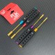 RJX 4pcs HSS titanized 4.0 5.5 7.0 8.0mm Nut Drivers High-Strength Insulated Anti-Slip Rubber Handle