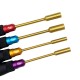RJX 4pcs HSS titanized 4.0 5.5 7.0 8.0mm Nut Drivers High-Strength Insulated Anti-Slip Rubber Handle