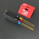RJX 4Pcs HSS Titanized Hex Screwdriver 1.5 2.0 2.5 3.0mm High-Strength Insulated Anti-Slip Rubber Handle