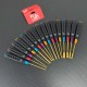 RJXHOBBY HSS titanized Hex /Nut/ Phillips/ Flat Screwdriver 16 pcs kits High-Strength Insulated Anti-Slip Rubber Handle