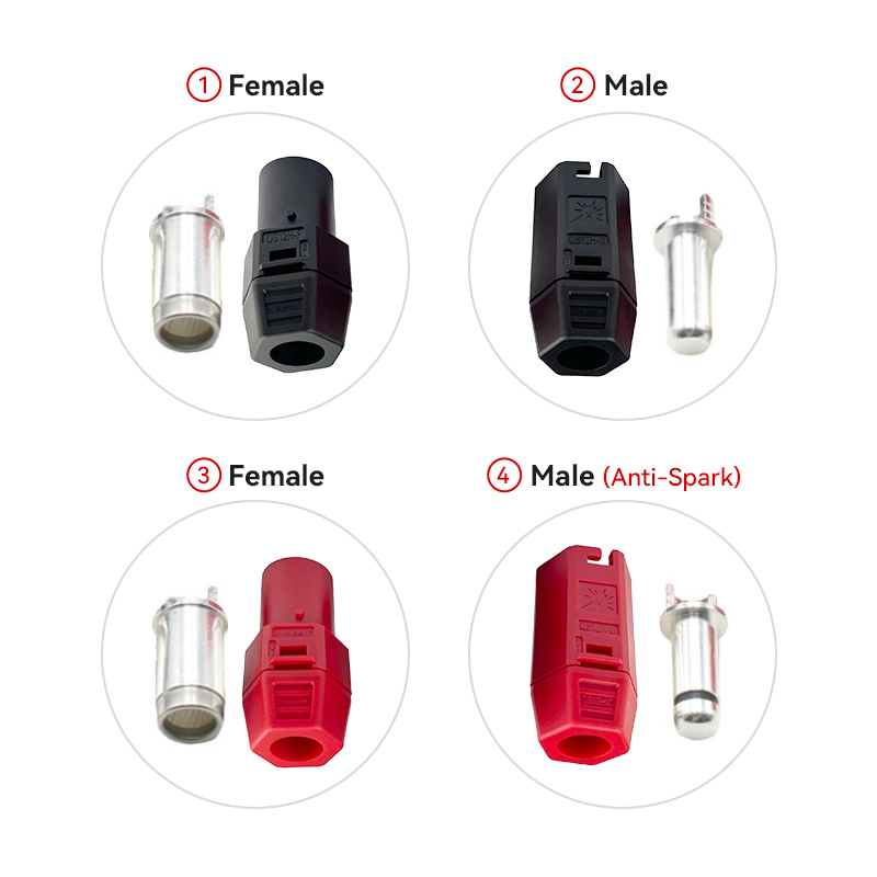 RJXHOBBY QS12H Single lock Anti-spark Connector With Lock