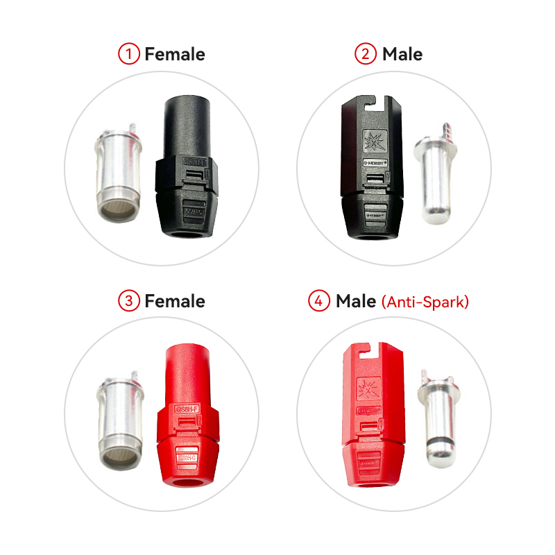 RJXHOBBY QS8H Single lock  Anti-spark Connector With Lock