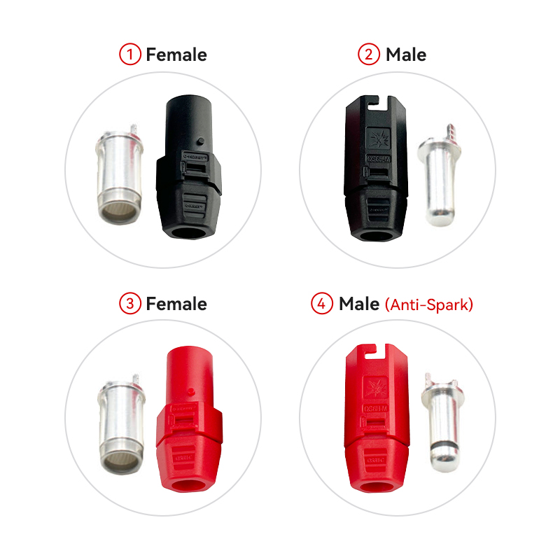 RJXHOBBY QS6H Single lock Anti-spark Connector With Lock