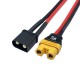 RJXHOBBY 1pcs QS8U Male to AS150U Female 8AWG Conversion Line for RC Agriculture UAV Lipo Battery ESC Balance Charger