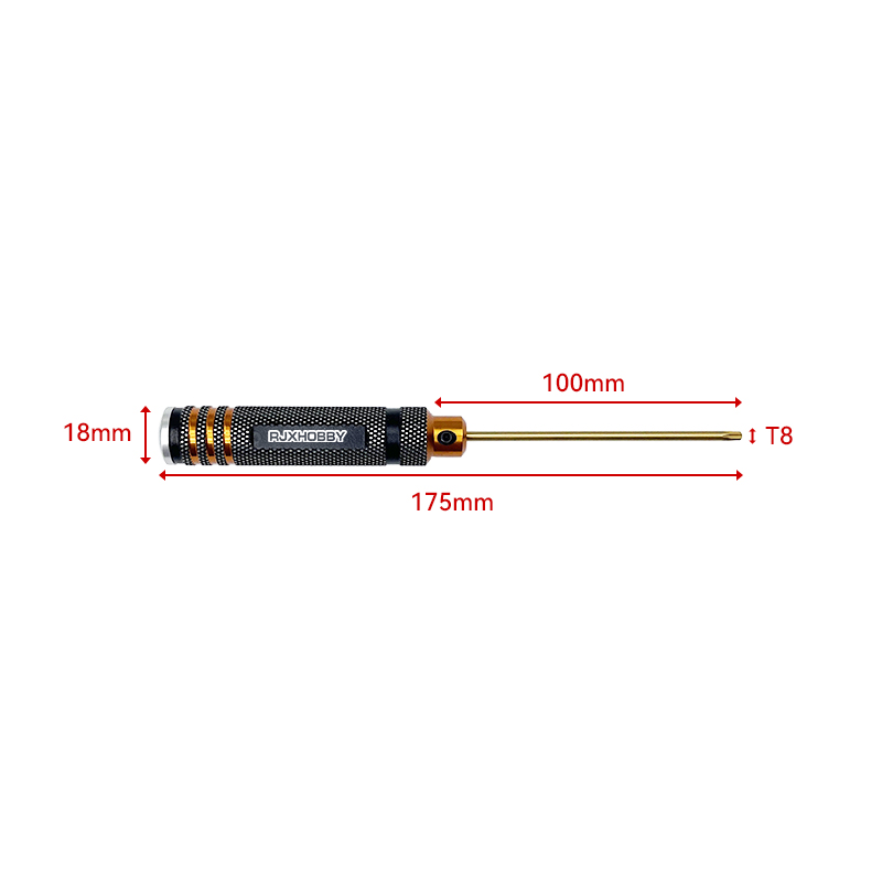 RJXHOBBY 1pcs T8 HSS Screwdriver Tools