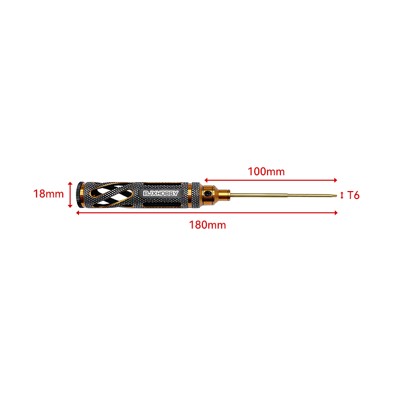 RJXHOBBY 1pcs T6 HSS Screwdriver Tools