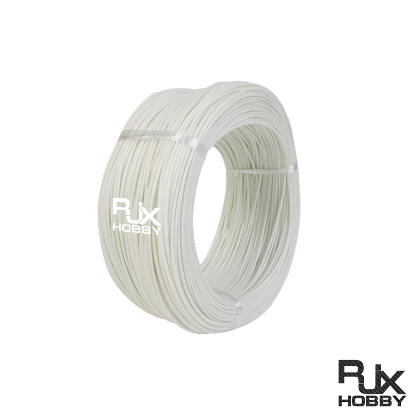 RJXHOBBY 200meters 1-2.5mm Heat Resistant Sleeving Cable Wire HIGH TEMP Fiberglass Insulating Sleeve