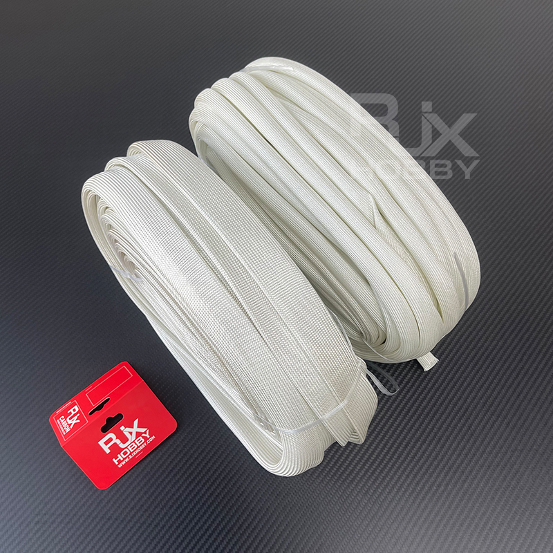 RJXHOBBY 200meters 1-2.5mm Heat Resistant Sleeving Cable Wire HIGH TEMP Fiberglass Insulating Sleeve