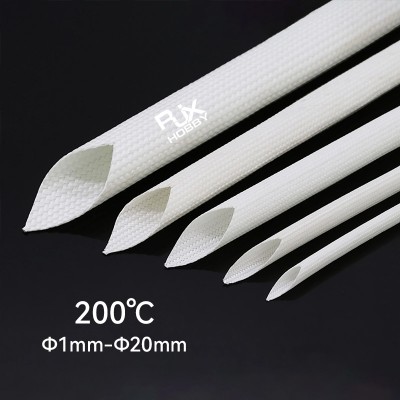RJXHOBBY 50meters 10-20mm Heat Resistant Sleeving Cable Wire HIGH TEMP Fiberglass Insulating Sleeve