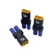 RJXHOBBY 5pcs XT60 Male to EC5 Female Connector Adapter 