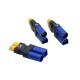 RJXHOBBY 5pcs XT60 Female to EC5 Male Connector Adapter 
