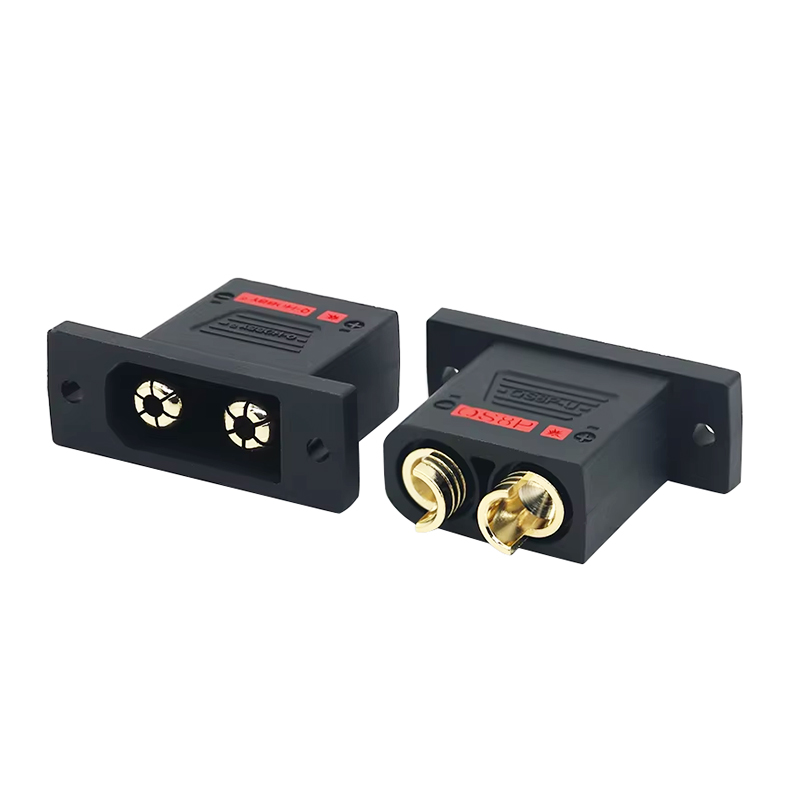 RJX 1Pair QS8P-U Battery Connector Large Current Golden Plated Male Female Plugs 