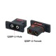 RJX 1Pair QS8P-U Battery Connector Large Current Golden Plated Male Female Plugs 