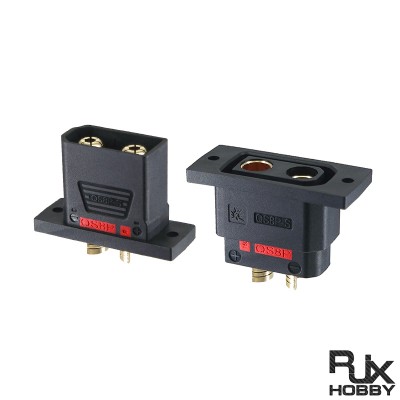 RJX 1Pair QS8P-S Battery Connector Large Current Golden Plated Male Female Plugs 