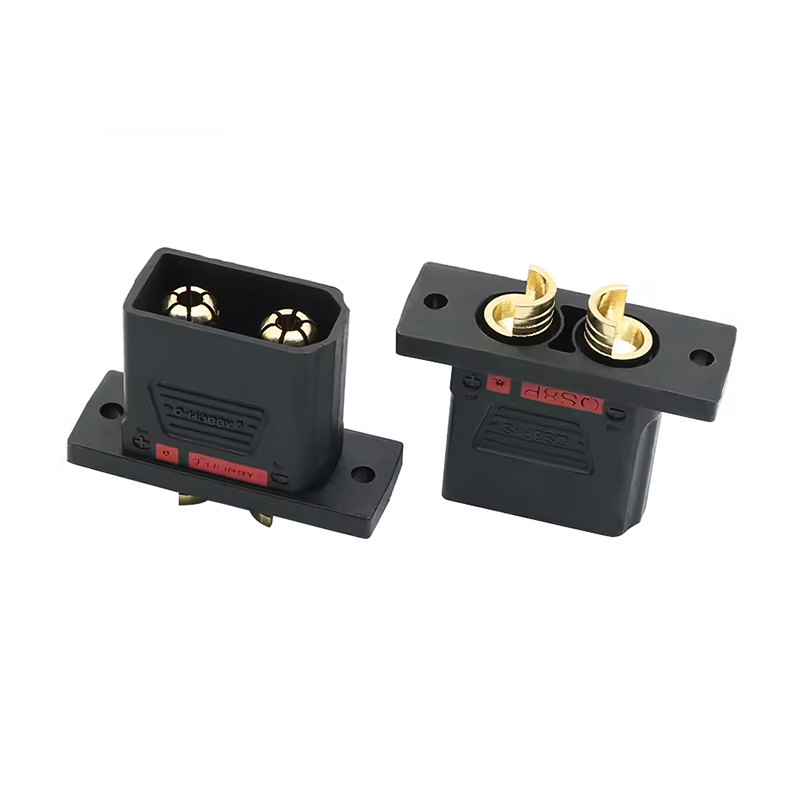RJX 1Pair QS8P-S Battery Connector Large Current Golden Plated Male Female Plugs 