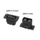 RJX 1Pair QS8P-S Battery Connector Large Current Golden Plated Male Female Plugs 