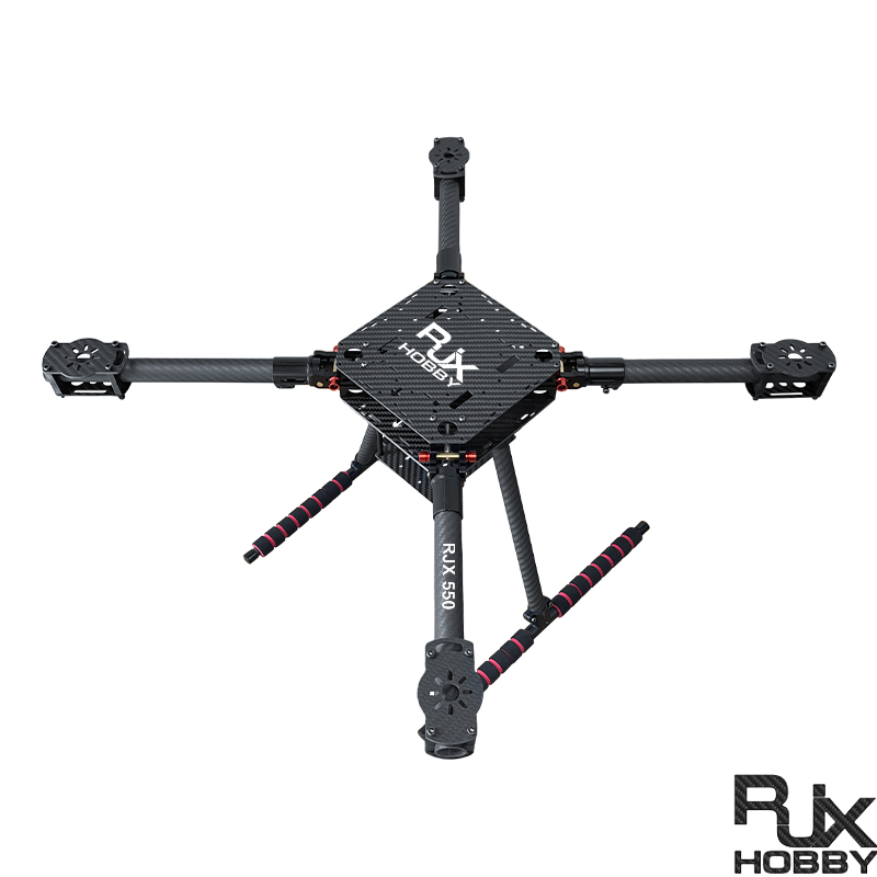 RJX 550 4 Axis Carbon Fiber Quadcopter Frame Umbrella Folding Drone