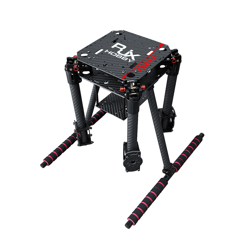 RJX 550 4 Axis Carbon Fiber Quadcopter Frame Umbrella Folding Drone