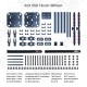RJX 550 4 Axis Carbon Fiber Quadcopter Frame Umbrella Folding Drone