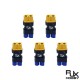 RJXHOBBY 5pcs XT60 Female to EC3 Male Connector Adapter
