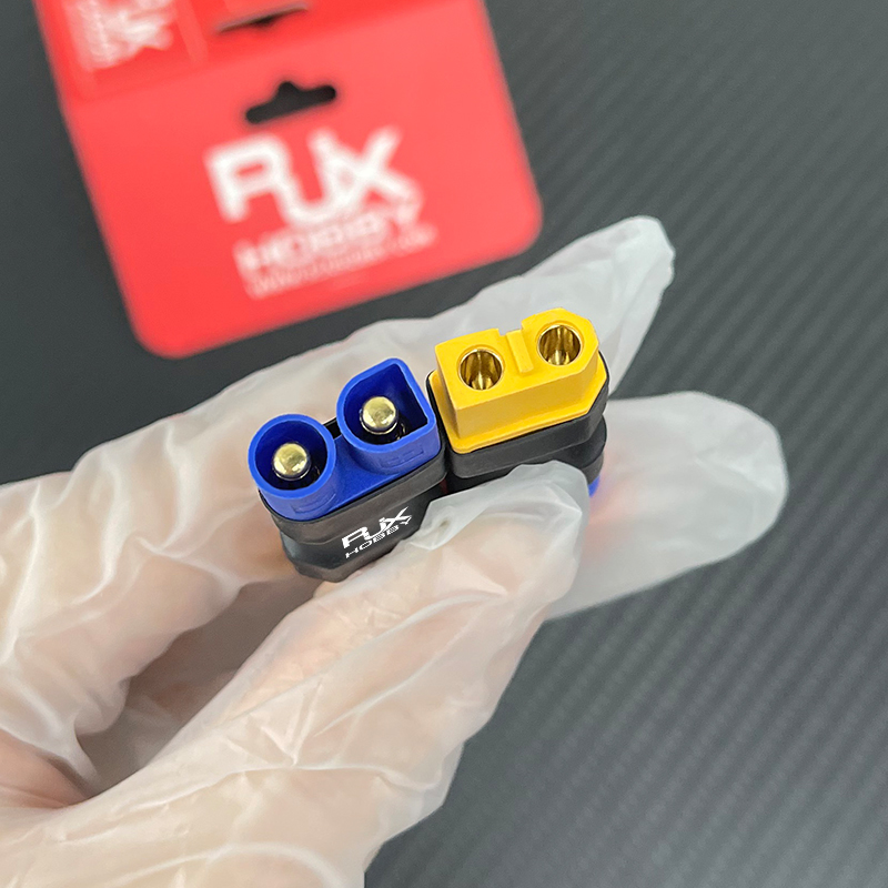 RJXHOBBY 5pcs XT60 Female to EC3 Male Connector Adapter