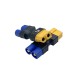 RJXHOBBY 5pcs XT60 Female to EC3 Male Connector Adapter