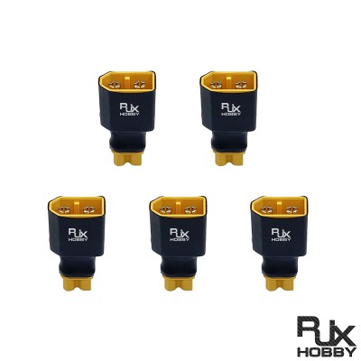 RJX 5pcs XT60 Male To XT30 Female battery converter plug