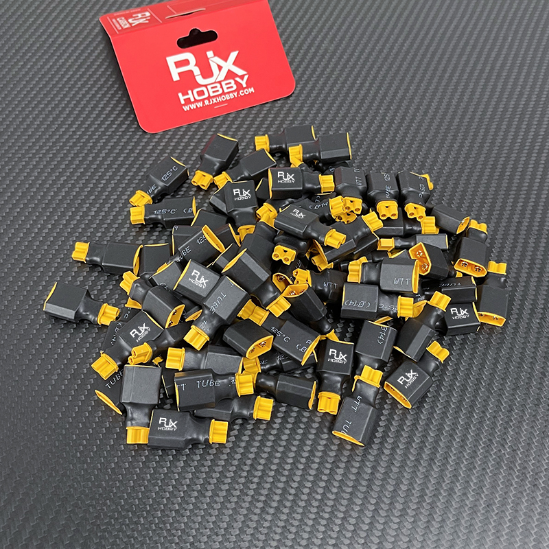 RJX 5pcs XT60 Male To XT30 Female battery converter plug