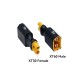 RJX 5pcs XT60 Male To XT30 Female battery converter plug