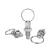 RJX 10pcs Stainless Steel Pull Ring Knob Split Spring Positioning Lock Grip Screw Indexing Pin M6M8M10M12M16