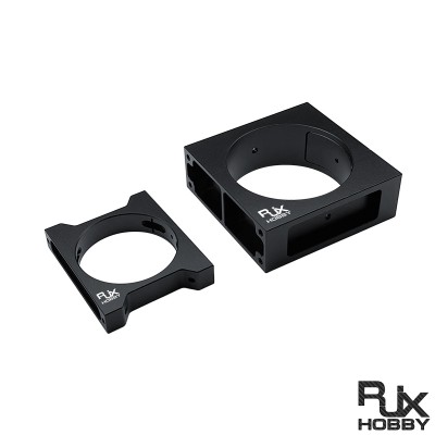 RJX 1pcs 60mm/80mm Alum Pipe clamps for carbon fiber tube