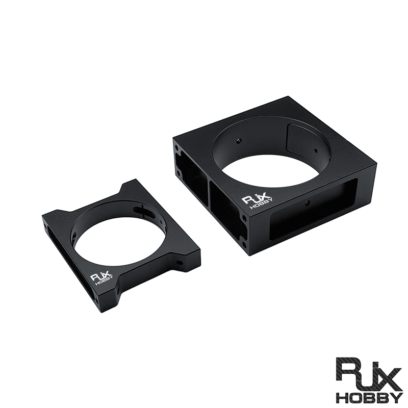 RJX 1pcs 60mm/80mm Alum Pipe clamps for carbon fiber tube