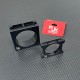 RJX 1pcs 60mm/80mm Alum Pipe clamps for carbon fiber tube