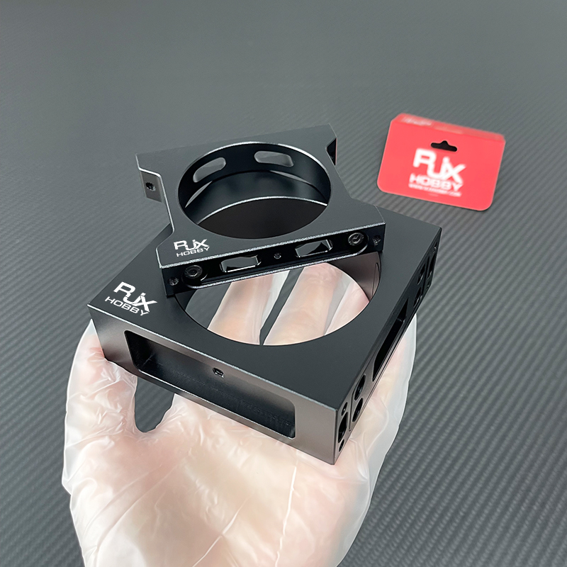 RJX 1pcs 60mm/80mm Alum Pipe clamps for carbon fiber tube