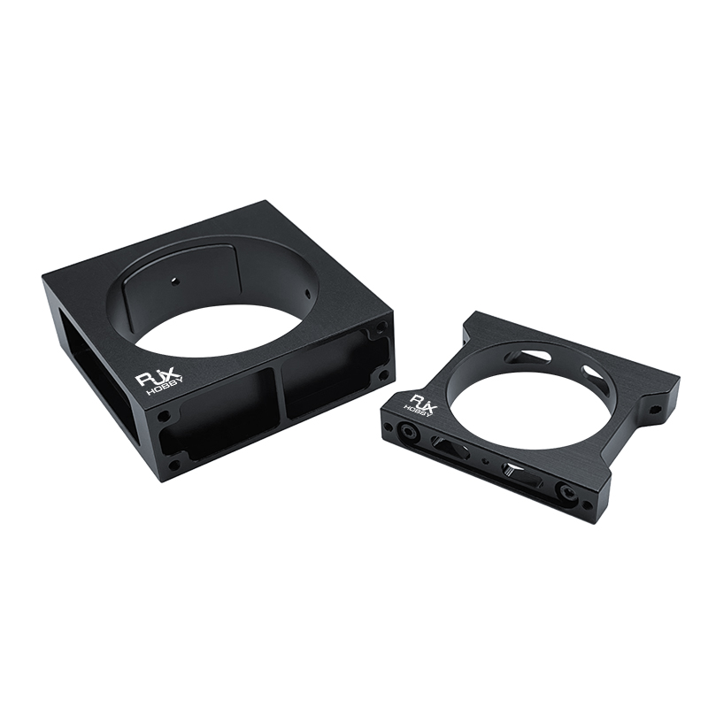 RJX 1pcs 60mm/80mm Alum Pipe clamps for carbon fiber tube